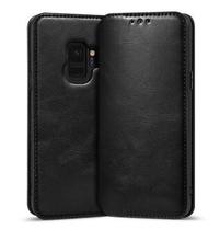 Soft Samsung S9 Plus XUNDD GRA Pu Leather Case Flip Wallet (Black)