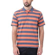 Classic Polo Striped Grey Casual T-shirt