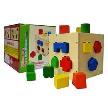 Fifteen Hole Shape Intelligence Box for Kids Fun & Games