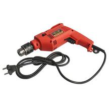 Power Tool 13mm Impact Hammer Drill Machine Set - Red