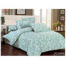 Nude Green Printed King Size 100% Cotton Bed Sheet  with 2 Pillow Cover and 1 Bed Sheet