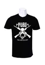 Black PUBG Printed T-shirt For Men