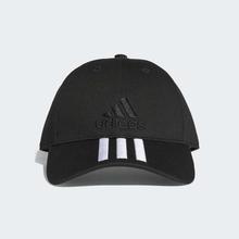 Adidas Black/White Six-Panel Classic 3 Stripe Cap - S98156