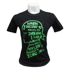 Black/Green Roronoa Zoro Printed Fashion T-Shirt For Men