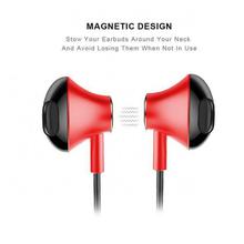 PTron InTunes Magnetic Bluetooth Headset With Mic For All Smartphones (Red/Black)