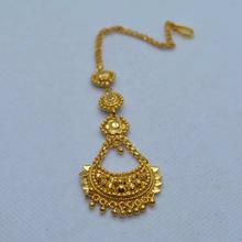 Gold Plated Small Chandbali Designed Maangtika (GPMT_002)