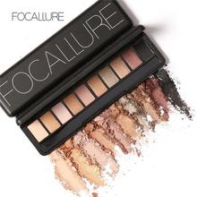 Focallure 10Pcs Makeup Palette Natural Eye Makeup Light Eye Shadow Makeup Shimmer Matte Eyeshadow Palette Set