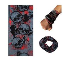 3D Skeleton Skull Seamless Magic Scarf Face Mask Fishing