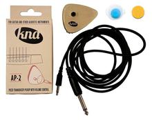 KNA AP-2 Universal Stick-On Piezo Acoustic Instrument Pickup With Volume Control & Cable
