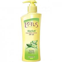 Lotus Herbals Aloe Soft Daily Body Lotion SPF-20, 250ml -LHR117150