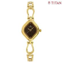 Titan 2536YM04 Brown Dial Analog Watch For Women