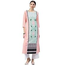 Vaamsi Crepe Digital Printed Kurti(VPK1516_Pink_Free Size) -(kurta