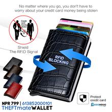 New Men Antitheft Card Holder Fashion Metal Credit Card