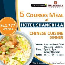 Shangri-La Dinner Coupon - Chinese Cuisine