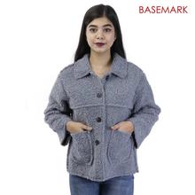 BASEMARK Faux Fur Buttoned Jacket For Women (014-254)