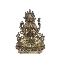 Brass Decorative Chenrezig Statue