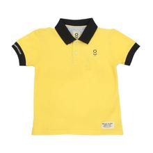 Yellow Plain Polo T-Shirt For Boys - (Polo 06)