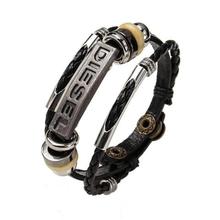 2018 most popular cool snap button Multilayer leather Bracelet men charm bracelet mens Jewelry pulseira fathers day gift him boy