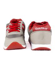 Goldstar Gray & Red Sports, Casual Shoe (039)