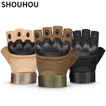 SHOUHOU Summer Semi-finger Male Tactical Gloves Mittens
