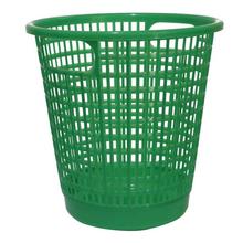 Bagmati Green Plastic Waste Paper Basket Bin