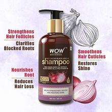 WOW Skin Science Red Onion Black Seed Oil Shampoo with Red