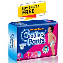 Cuddlers Pants Diapers Extra Large, 8count (Buy 3 Get 1 Free)