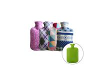 Hot Water Bottle Bag with Fleece Cover 2000ml