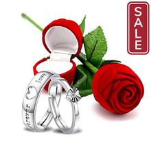 SALE-Peora Valentine's Day Gift Hamper of Couple Ring with