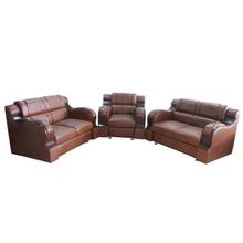 Brown Rexine Sofa Set