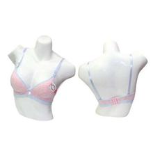 Rose Pink Cotton Padded Bra For Women