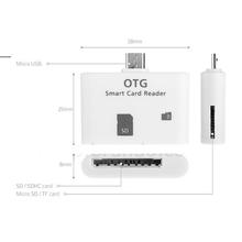 USB OTG Smart Card Reader Connection Kit for Smart Android Phone / Tablet PC