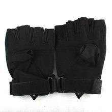 Half Black Knuckle Biker Gloves