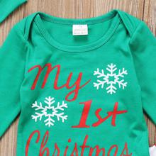 My First Christmas Newborn Baby Clothes Set Boys Girls Outfits Clothes