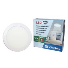 Vishal White 12W Round LED Panel Light