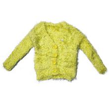 Dark Yellow Front Buttoned Outer For Kids