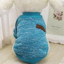 Classic Dog Clothes Warm Puppy Outfit Pet Jacket Coat Winter Dog Clothes Soft Sweater Clothing For Small Dogs Chihuahua noDC5