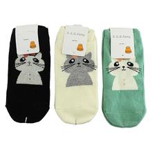 Cute Cat Ankle Socks Set