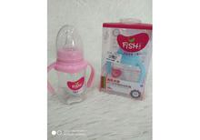 FISH Pp Feeding Baby Bottle with Straw- 150 ml