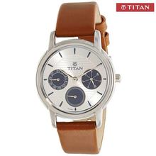 Titan Neo Silver Dial Chronograph Watch For Women - 2595SL02