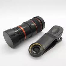 Universal 8X Zoom Mobile Phone Telescope Lens with Clip