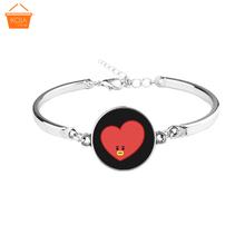 KOJA BTS KPOP BT21 Unisex Metal Bangle Bracelet