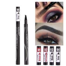 1Pcs Women Makeup Sketch Liquid Eyebrow Pencil  Waterproof Brown Eye Brow Tattoo Dye Tint Pen Liner Long Lasting Eyebrow