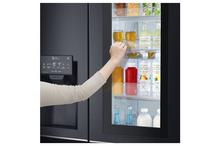 668L Matt Black Side-by-Side Refrigerator