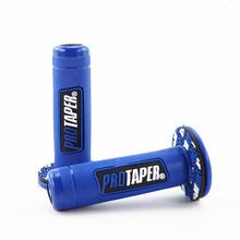 Pro Taper Handlebar Grip Set For Scooters, Bikes, & Dirt Bikes Blue Black Red