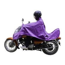 Purple Double Layer Biker Raincoat