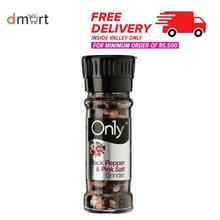 On1y - Black Pepper & Pink Salt Grinder (80GM)