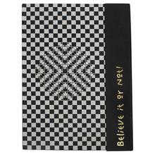 Black/White Believe It Or Not Printed Notebook