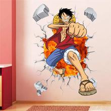 Monkey D. Luffy 3D Decor Wall Stickers (mws14120L)