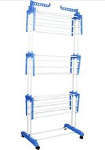 Heavy Duty Double Pole Foldable Clothes Dryer Drying Stand